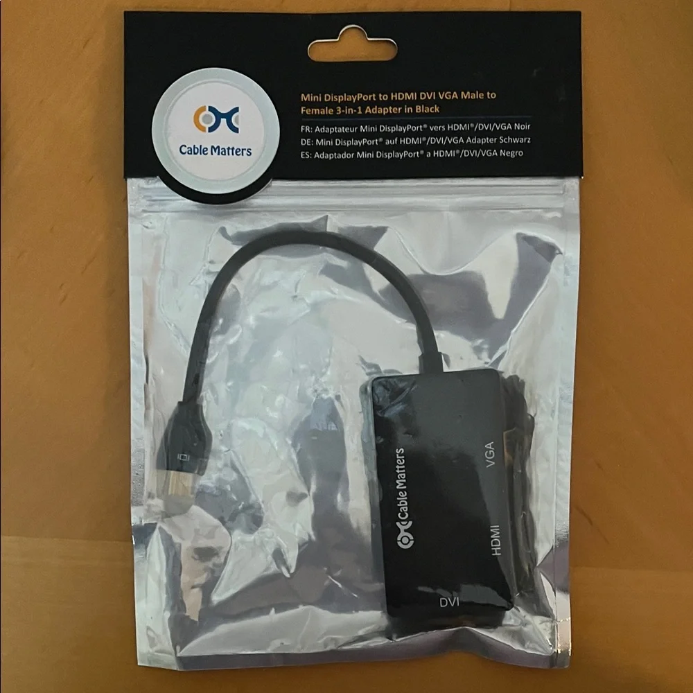 3-in-1 Mini DisplayPort Adapter